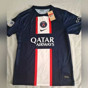 Paris Saint-Germain Stadium Shirt 2022-23 with Messi 30 printing L   PSG jersey